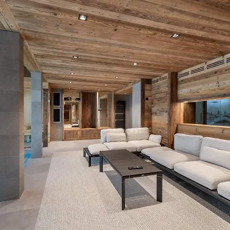 De Luxe Avec Piscine Et Sauna A - Fr-1-562-49 샬레